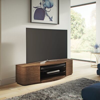 Serpico TV Media Cabinet - walnut-natural