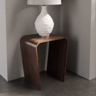 Taper Lamp Table - roble-natural