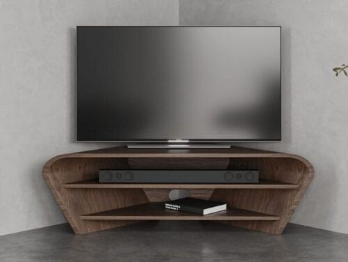 Taper TV Media Corner Unit - oak-natural