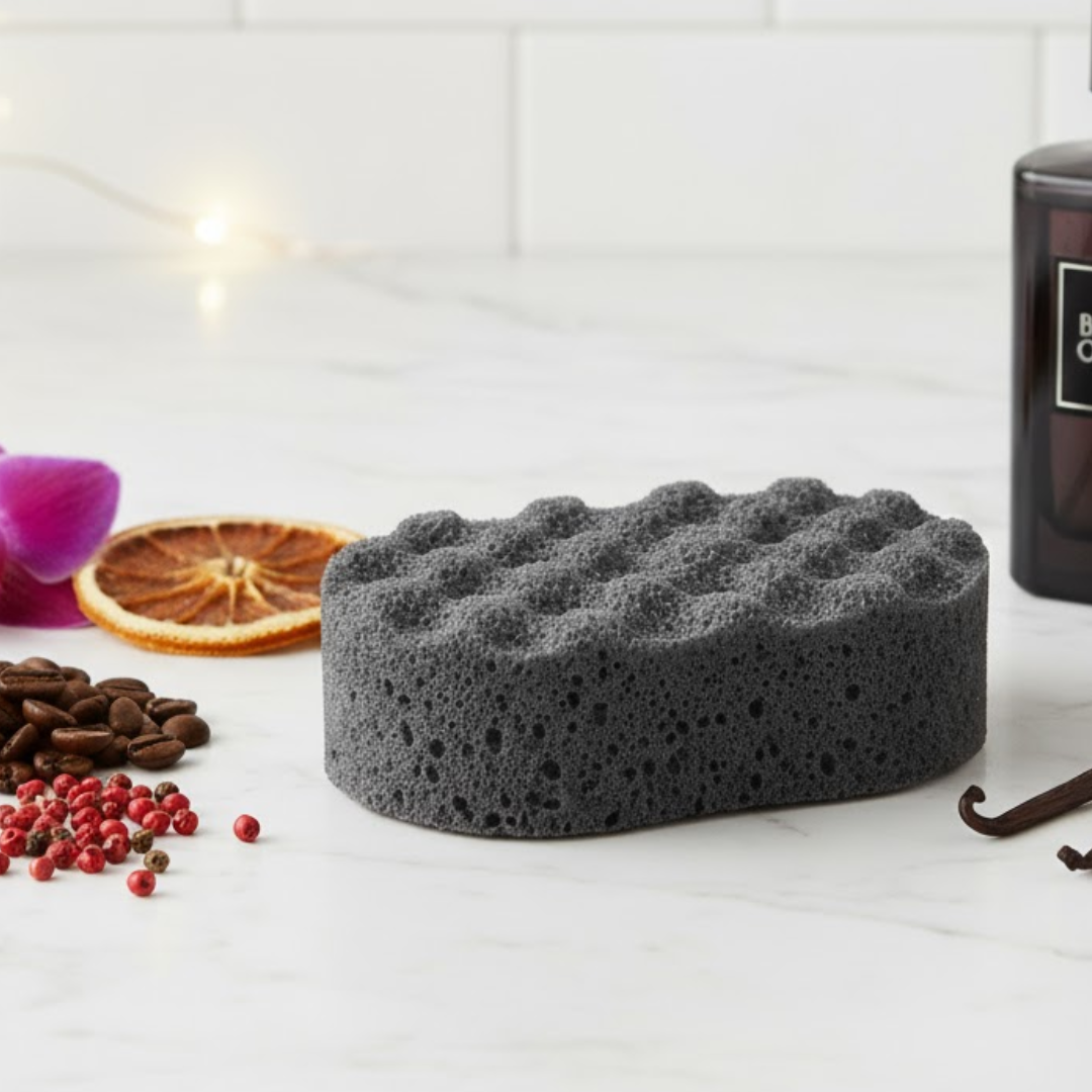 Black Opeum Soap Sponge