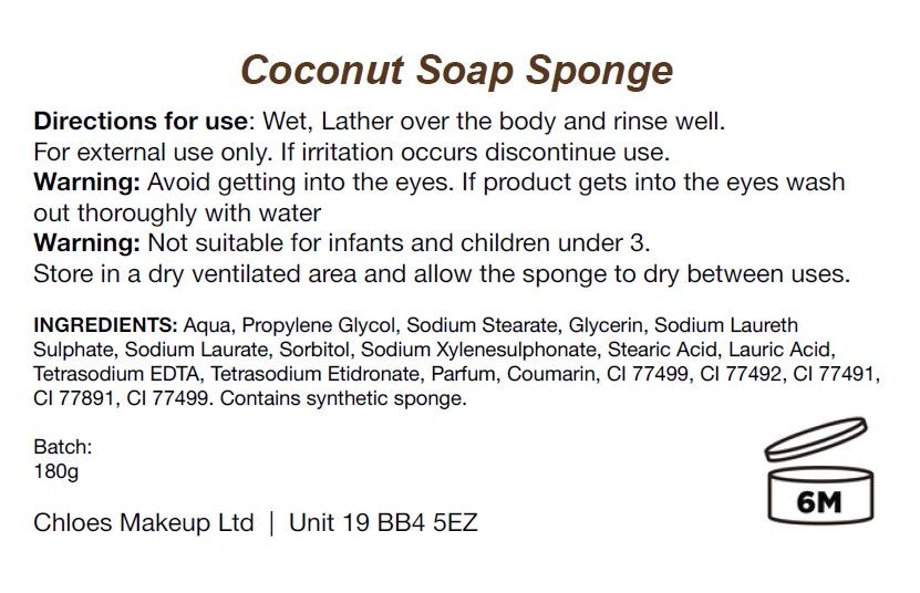 Coconut Soap Sponge