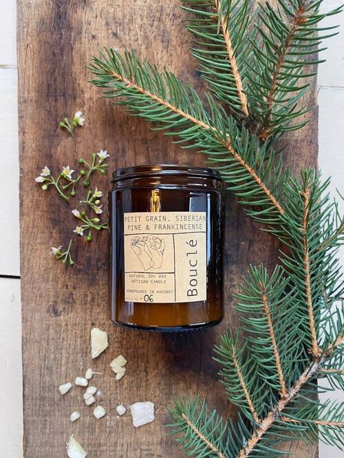 Petitgrain, Siberian Pine & Frankincense Candle Small