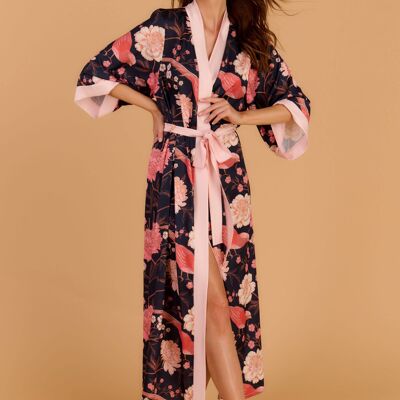 Sueño Kimono - Pájaro Rosa