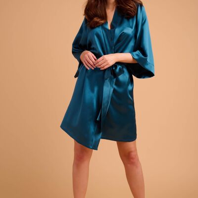 Kimono Lilly - Bleu Océan
