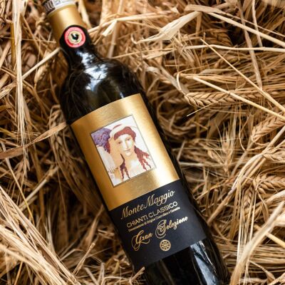 Montemaggio - Organic Tuscan Dry Red Wine | Chianti Classico Gran Selezione di Montemaggio | Long Aging | DOCG  | 0.75L
