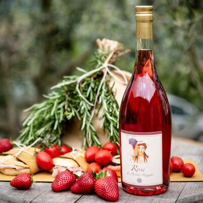 Montemaggio - Vino Rosato Biologico Toscano Secco | Rosé di Montemaggio | Fresco, Fruttato, Elegante, Fine | 100% Sangiovese | IGT | Tappo Vetro  | 0.75 L