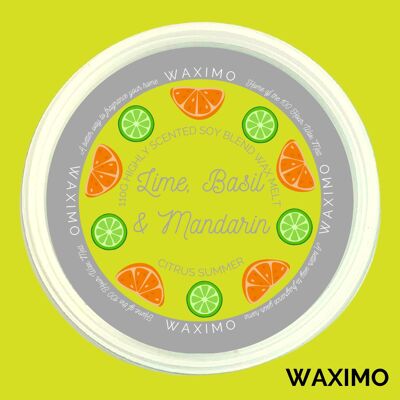 Lime, Basil & Mandarin - 110g Wax Melt