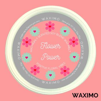 Flower Power - 110 g de cire fondue