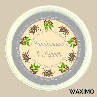 Sandalwood & Pepper - 110g Wax Melt
