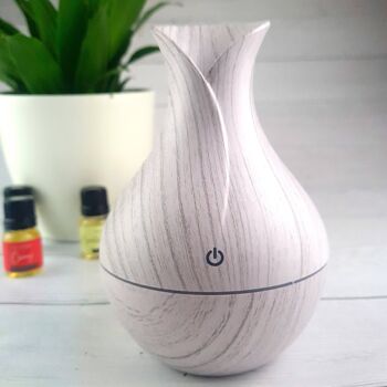 Diffuseur d'arômes grain de bois blanc tulipe