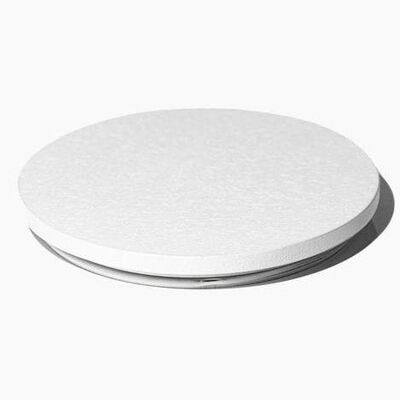 White Wooden Candle Lid