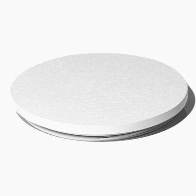 Tapa de vela de madera blanca