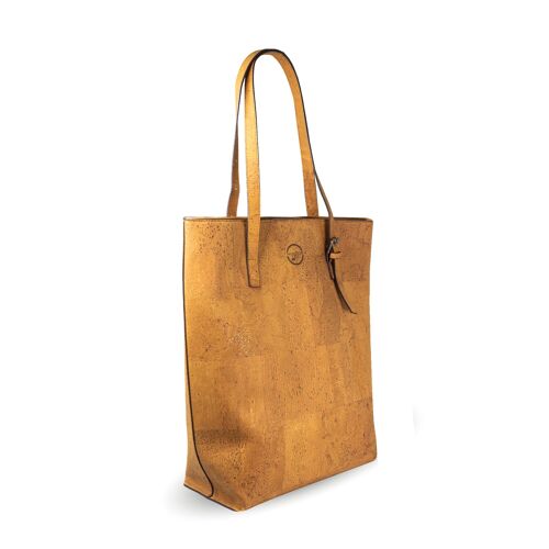 Amadora - Tan Stuctured Tote Bag