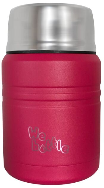 Bocal Alimentaire 500ml Rose Foncé