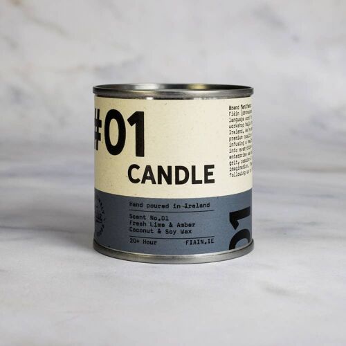 Candle 01 | Fresh Lime & Amber Mini