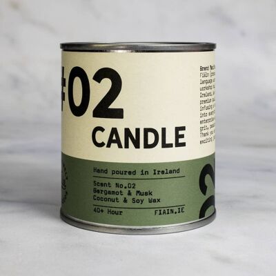 Candle 02 | Bergamot & Musk Large