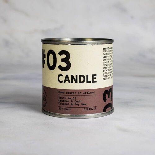 Candle 03 | Leather & Oudh Mini