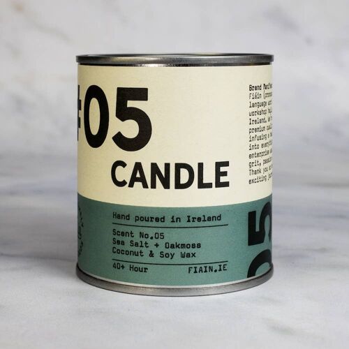 Candle 05 | Sea Salt + Oakmoss Large