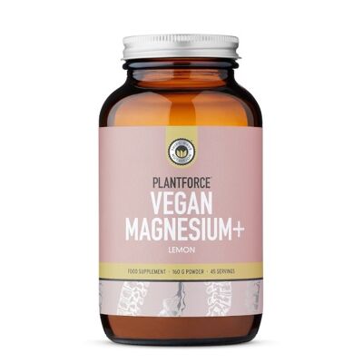Plantforce - Vegan Magnesium+ Lemon - 160g Ionic Poeder