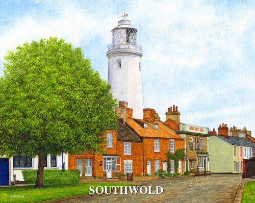 Coaster. Southwold Lighthouse. Suffolk.