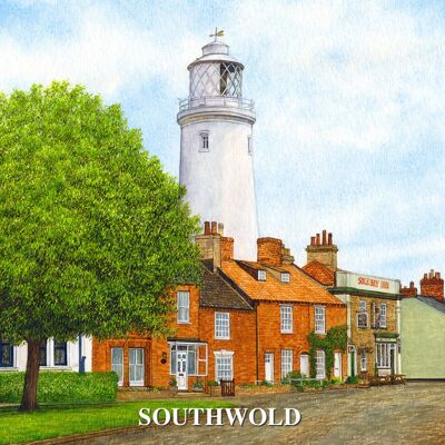 Untersetzer. Southwold-Leuchtturm. Suffolk.