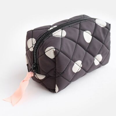 Charcoal Spot Cube Cosmetic Bag