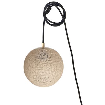 Apapa Brass Nomad Suspension - Ecru