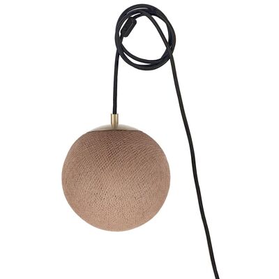 Nomad Apapa Brass Pendant - Nude