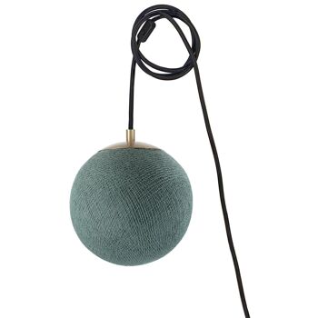 Suspension Nomade Apapa Laiton - Vert de Gris 4