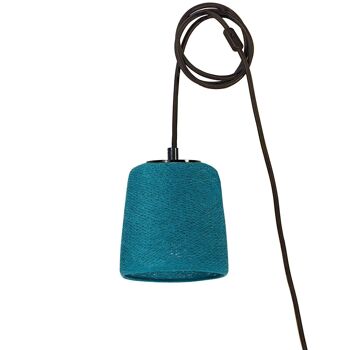 Suspension Nomade Swing Bleu paon 4