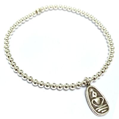 Silber Armband mit Buddha