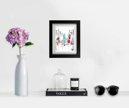 Sex in the City– Afternoon Tea Framed Print