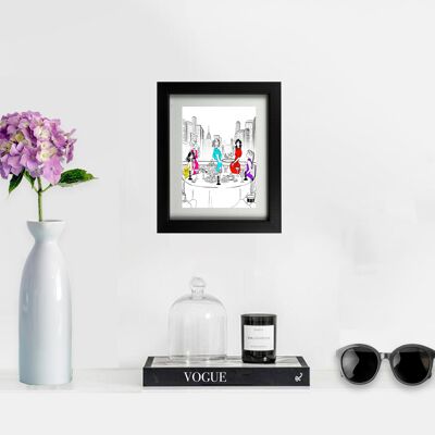 Sex in the City– Afternoon Tea Framed Print