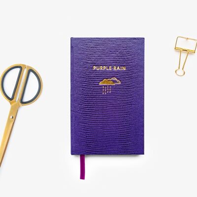 Cuaderno Croq de bolsillo de lluvia púrpura