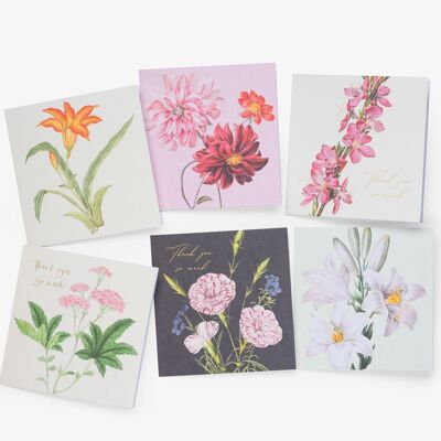 Botanical Thank You Card Set