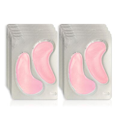 2 x ROSE BLOSSOM GLOW HYDRO-GEL AUGENPADS 5 X 2