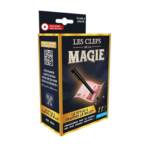 Tour de Magie : Le Stylo à Travers Le Billet - Cadeau Enfant - Jouet Ludique