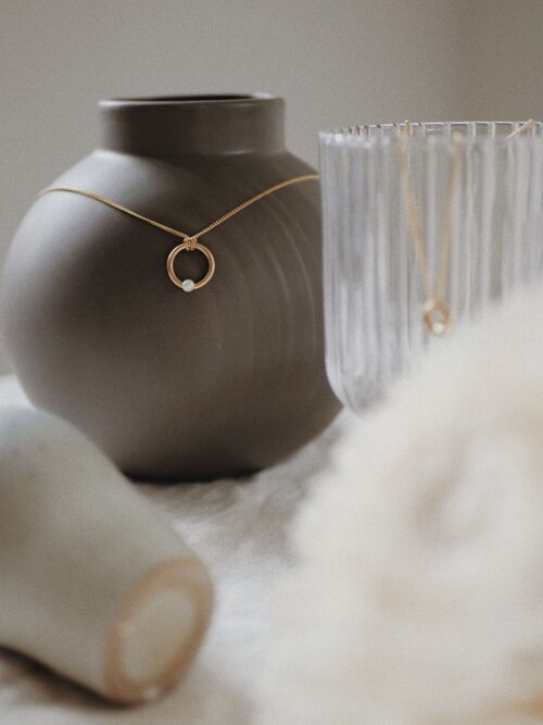 Collier anneau lisbon /
lisbon ring necklace