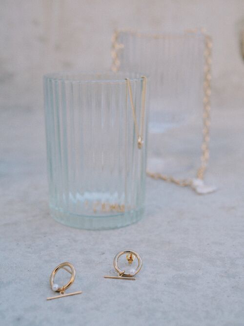 Boucles liv avec anneaux / 
liv earrings with rings