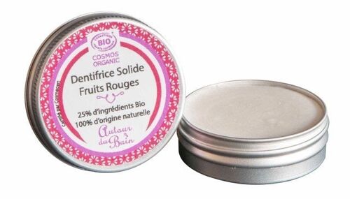 Dentifrice Solide Fruits Rouges