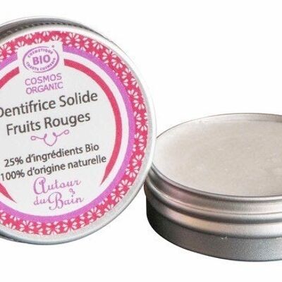 Dentifrice Solide Fruits Rouges