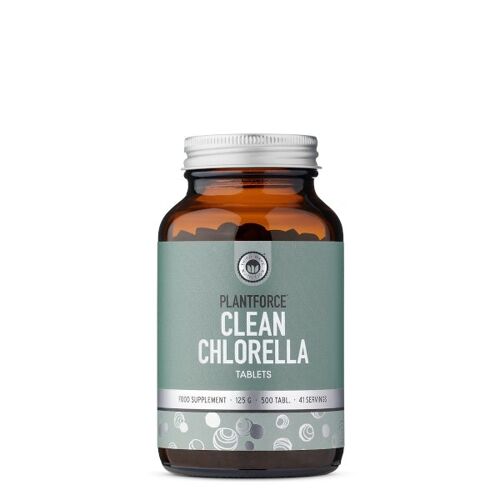 Plantforce - Chlorella - 125 g/500 tabletten (250 mg)