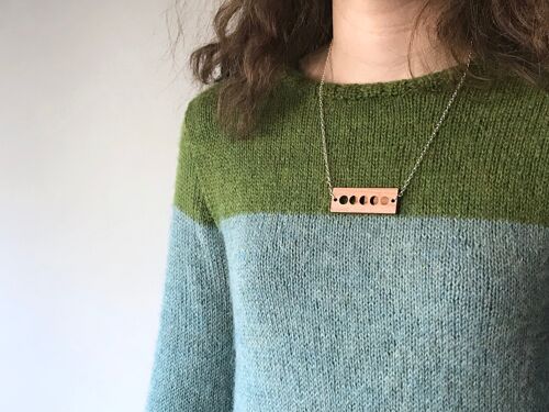 Small moons necklace