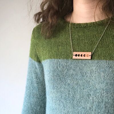 Small moons necklace