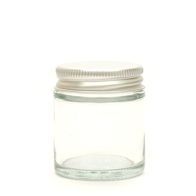 Pots rechargeables en verre transparent - 30 ml