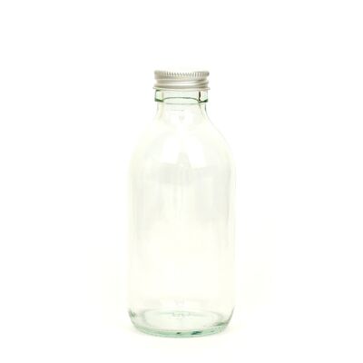 Botellas Recargables de Vidrio Transparente - 200ml