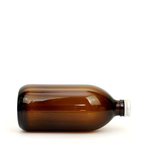 Amber Glass Refillable Bottles - 500ml