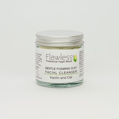 Clay Facial Cleanser - Gentle and Foaming - 60ml - Without bamboo spoon