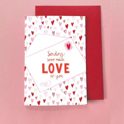 Sending soooo much love to you!' card