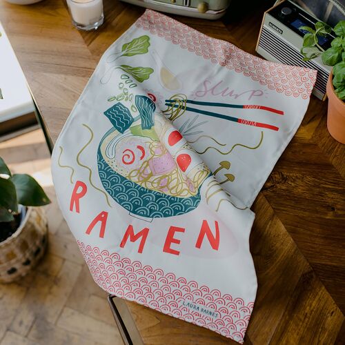 Ramen Organic Cotton Tea Towel